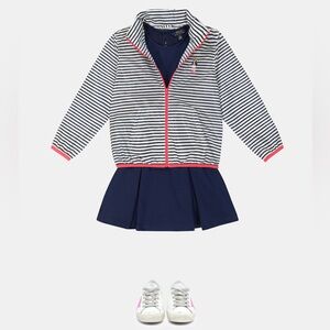 Ralph Lauren Bear Girl’s Water-Resistant Packable Jacket size 24 months